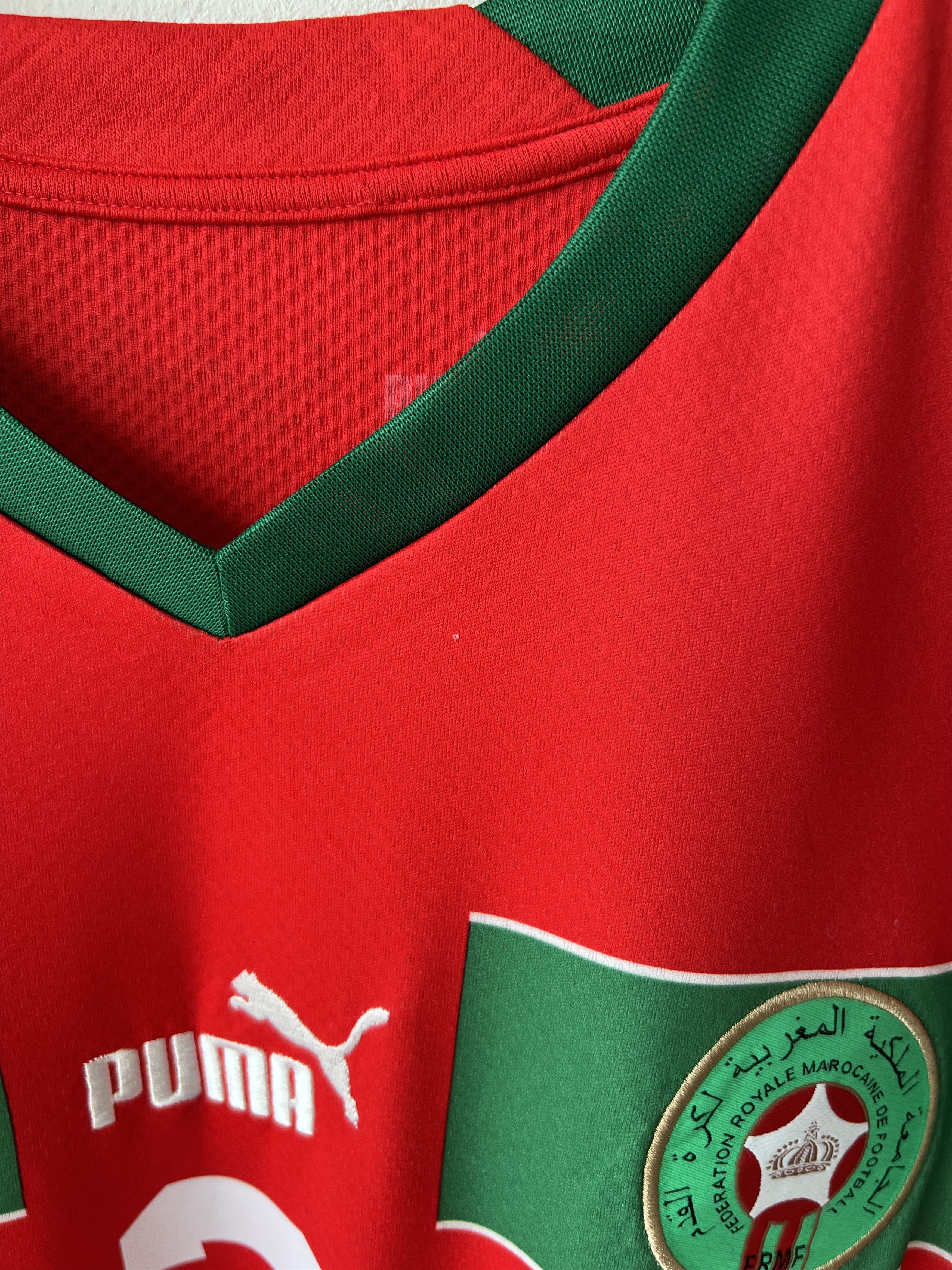 Puma (M) Morocco 2022-23 Home Kit Hakimi #2 Size US M / EU 48-50 / 2 - 5 Thumbnail