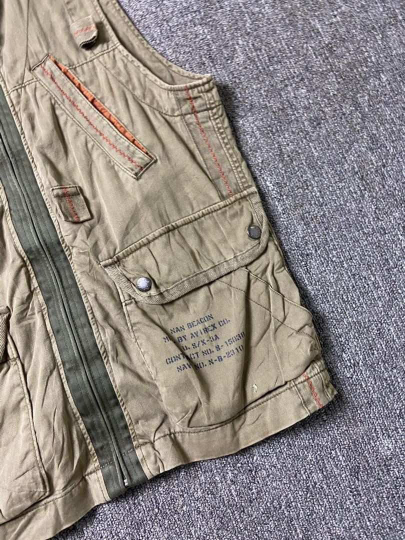 Avirex Avirex Combat Air Force Sleeveless Vest Jacket (191) Size US M / EU 48-50 / 2 - 10 Thumbnail