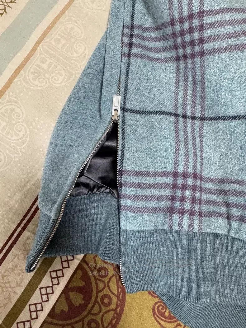 Hermes Hermes Knitwear jacket, 100% wool, with a zipper on the sh Size US M / EU 48-50 / 2 - 8 Thumbnail
