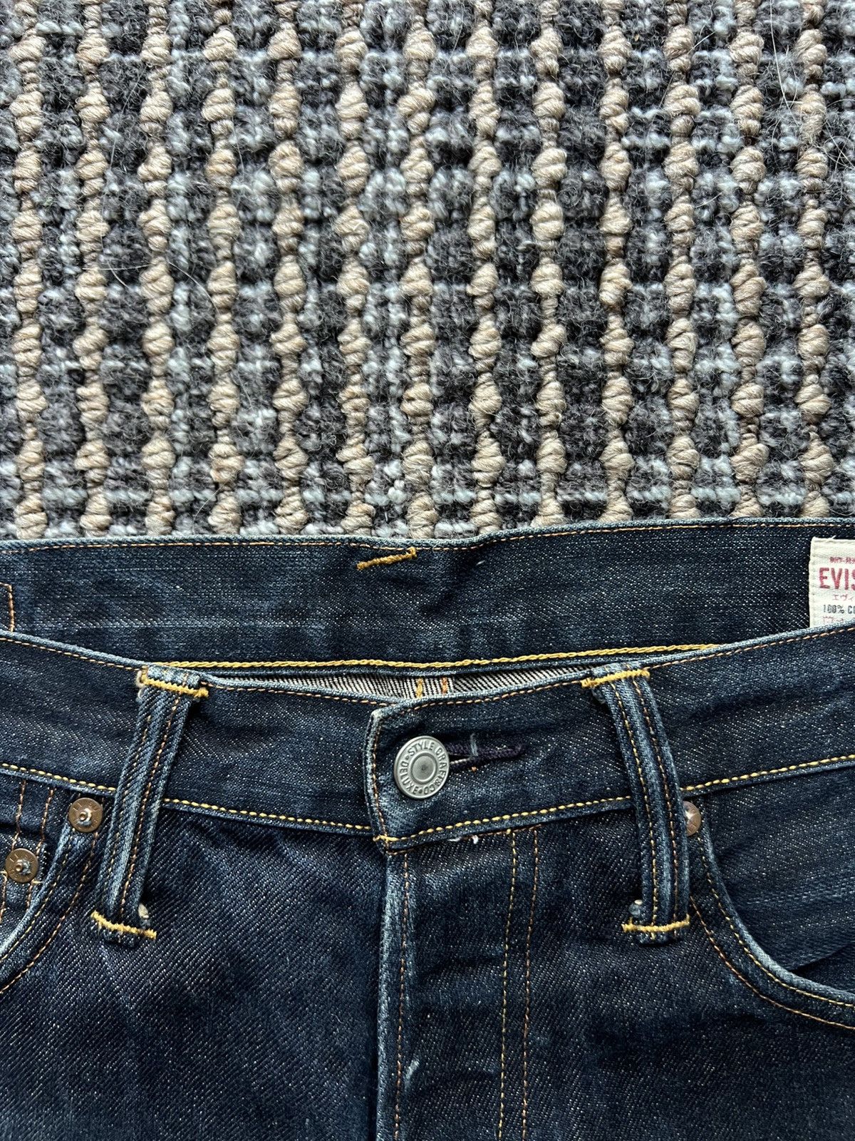 Evisu Evisu Patchwork Rare Selvedge Baggy Jeans Y2K Size US 32 / EU 48 - 7 Thumbnail