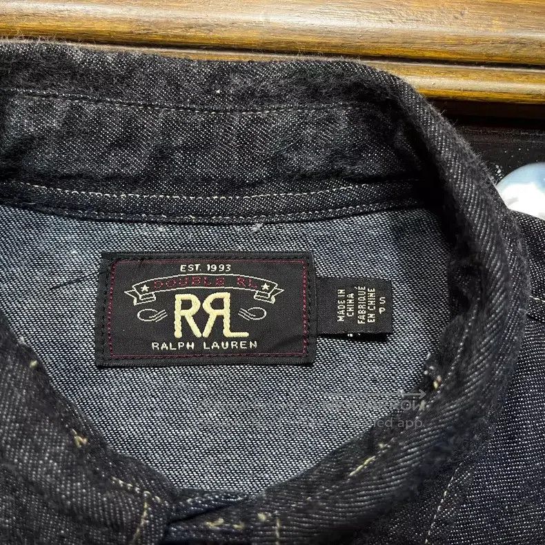 RRL Ralph Lauren RRL Ralph Lauren Western denim shirt Size US S / EU 44-46 / 1 - 3 Thumbnail