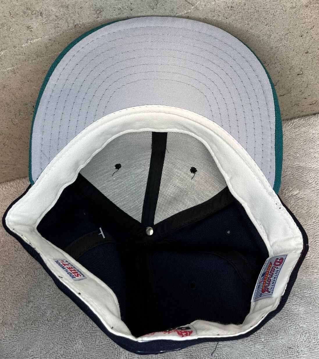 New Era Vintage Seattle Mainers New Era Diamond Collection Navy 7 ¼ Size ONE SIZE - 6 Thumbnail