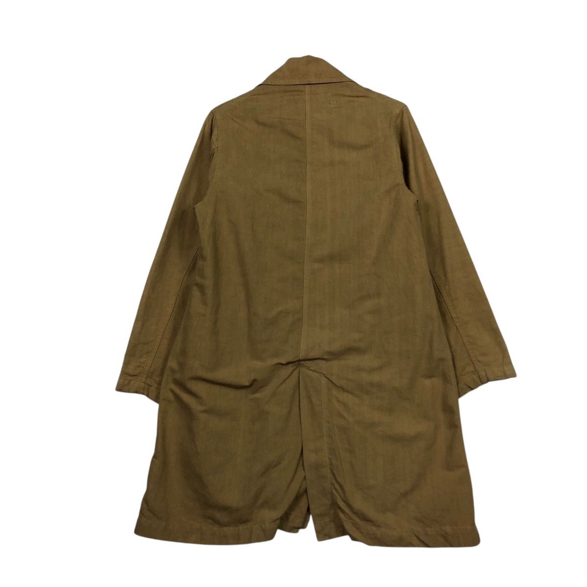 Japanese Brand Rare Jardin Botanique Japanese Artisan Linen Mac Coat Size US M / EU 48-50 / 2 - 10 Thumbnail