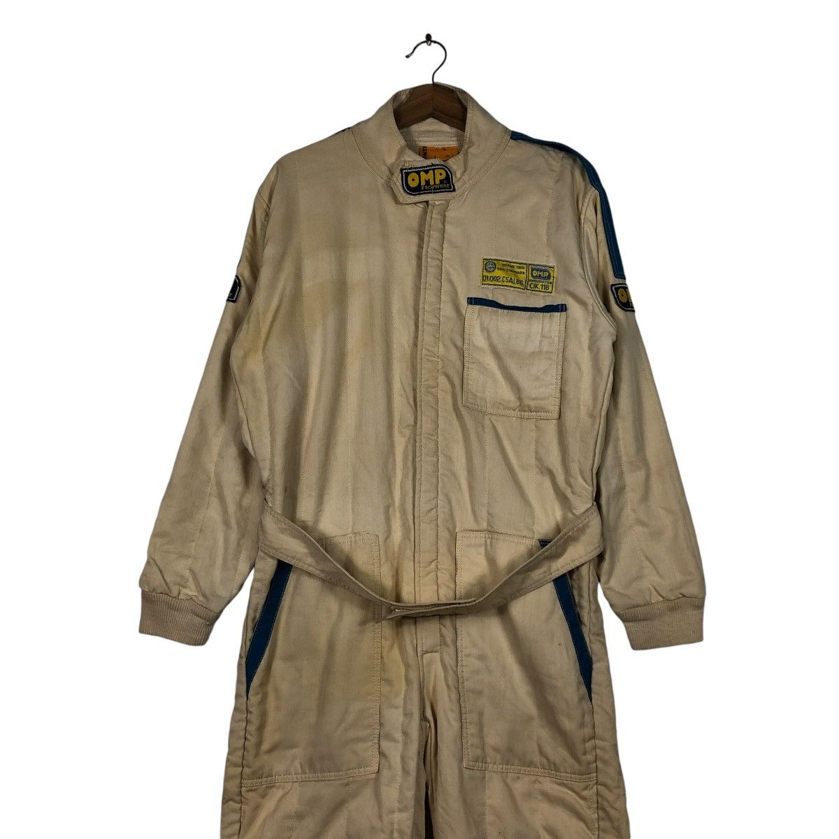 Kadoya 🔥VINTAGE COVERALL RACING OMP GENOVA MADE IN ITALY Size US 36 / EU 52 - 10 Thumbnail