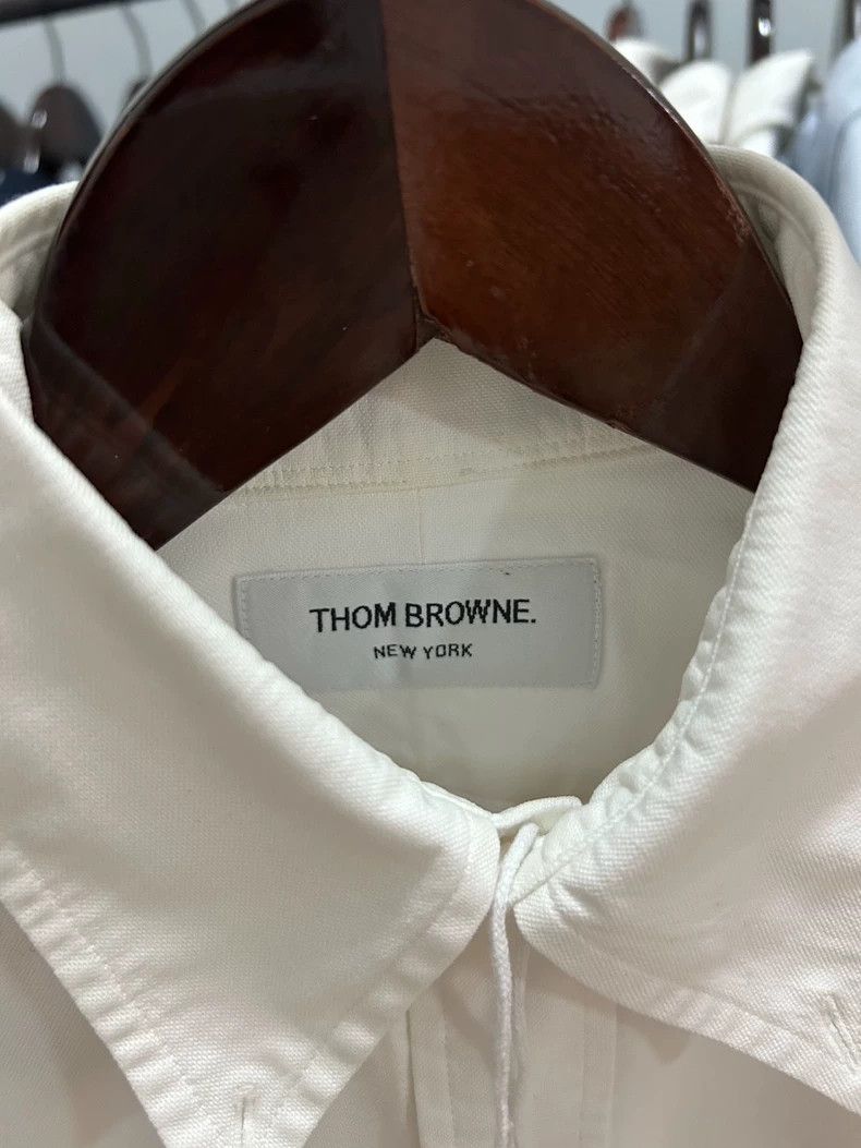 Thom Browne thom browneClassic double-sleeved white shirt 2503-Nextarro Size US XS / EU 42 / 0 - 4 Thumbnail