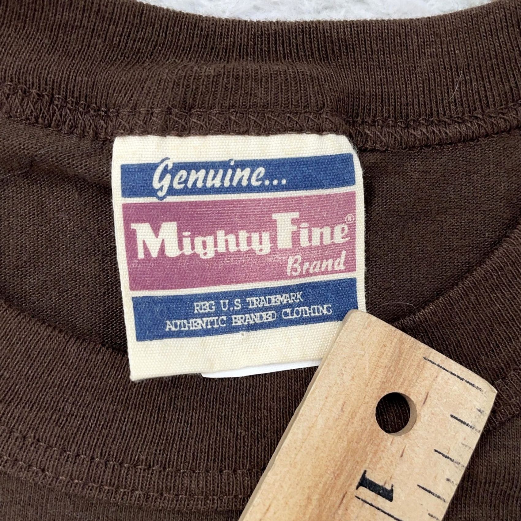 Vintage Vtg Ford Genuine Parts T-Shirt Small Brown Truck Car Racing Tee Logo Mighty Fine Size US S / EU 44-46 / 1 - 7 Thumbnail
