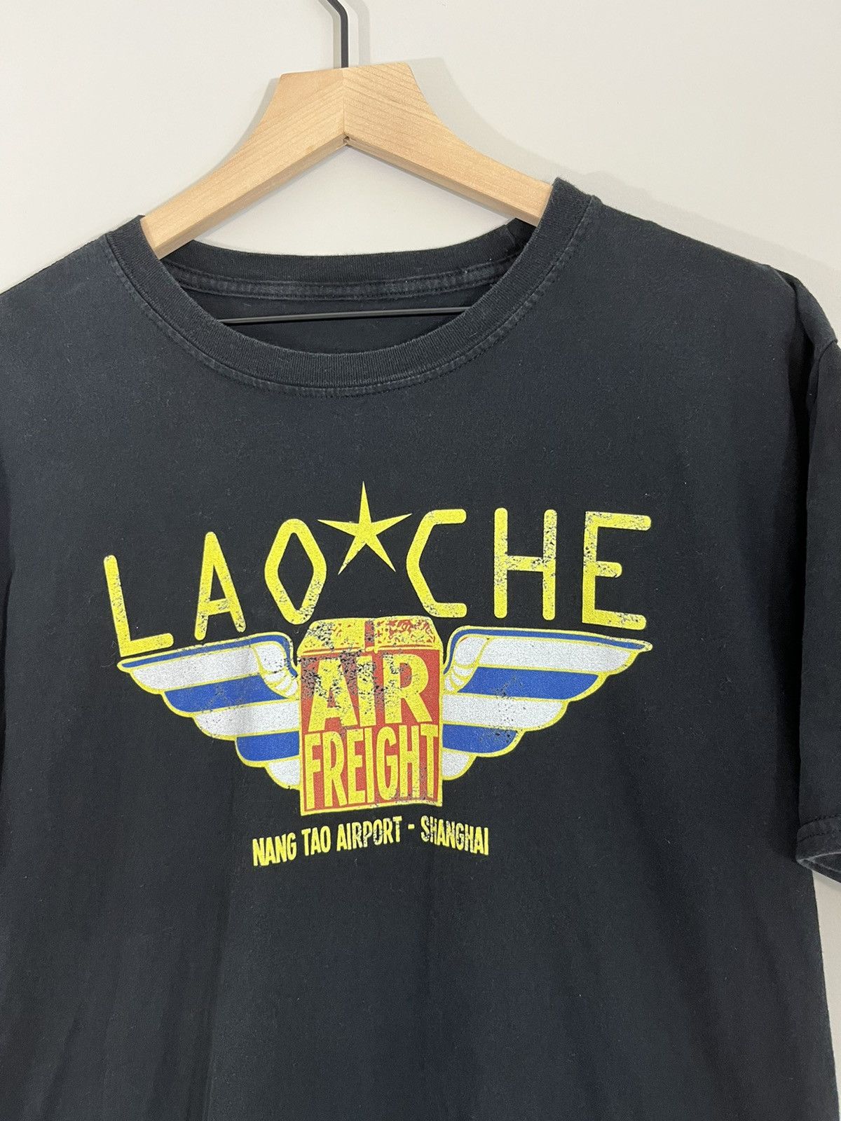 Vintage Indiana Jones Movie Temple Of Doom Lao Che Airport Tee Size US M / EU 48-50 / 2 - 2 Thumbnail