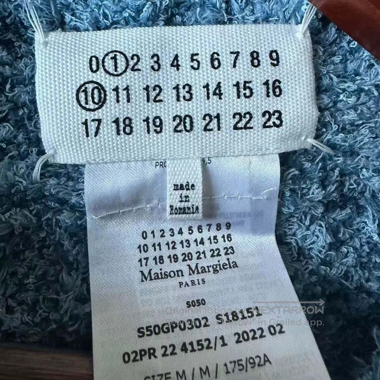 Maison Margiela Maison Margiela Blue Pullover Sweater. Size US M / EU 48-50 / 2 - 4 Thumbnail