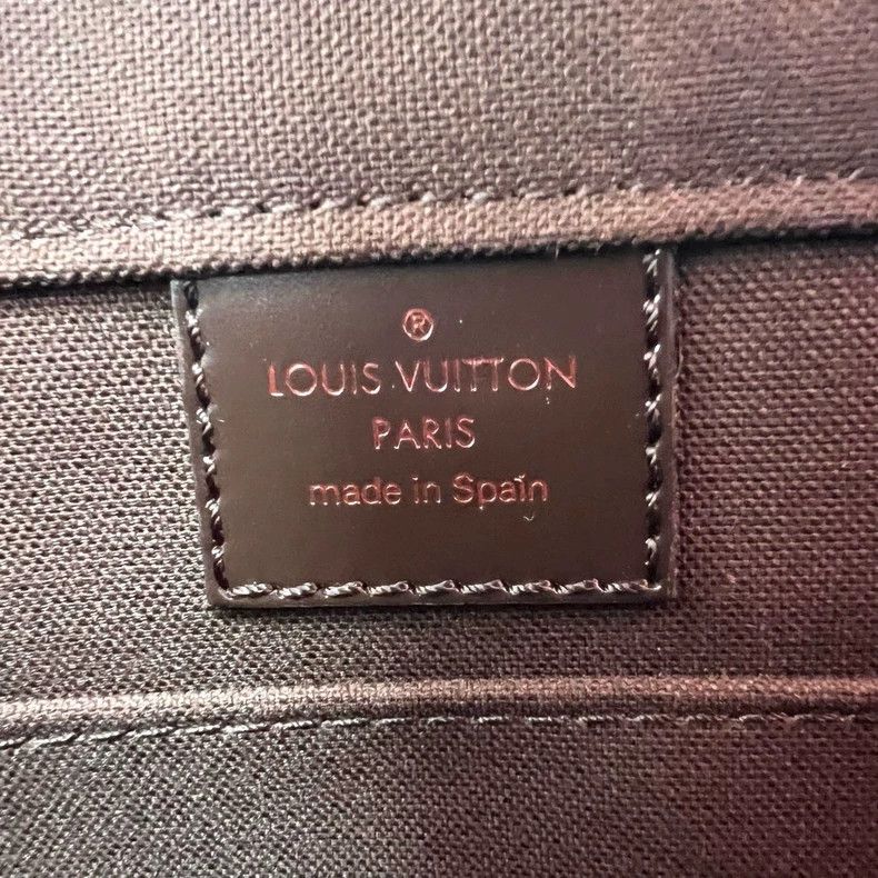 Louis Vuitton Louis Vuitton Brown Checkerboard Flip Cross Body Briefcase Size ONE SIZE - 5 Thumbnail