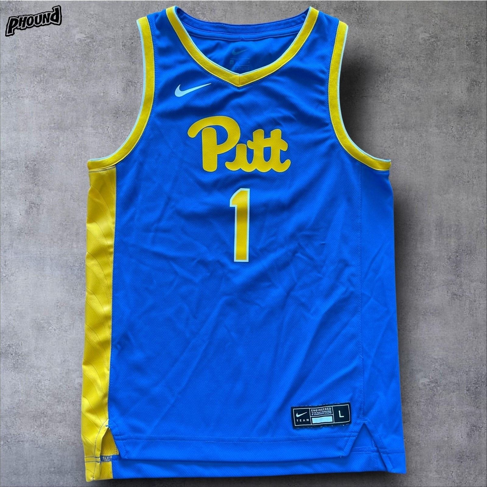 Nike Pittsburgh Panthers Jersey Kids L NCAA Basketball 1 Nike Size US L / EU 52-54 / 3 - 1 Thumbnail