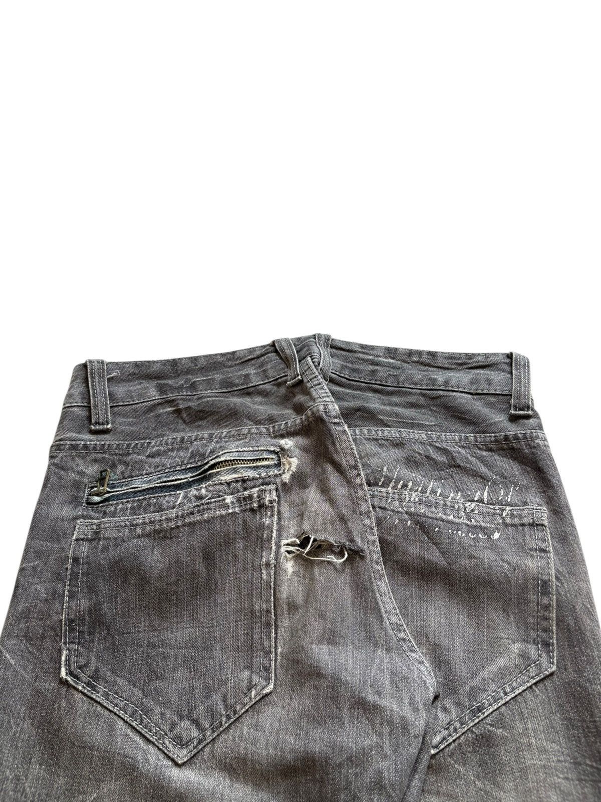 Japanese Brand Vintage Jack Serika Tactical Distressed Bootcut Flare Jeans Size US 31 - 9 Thumbnail