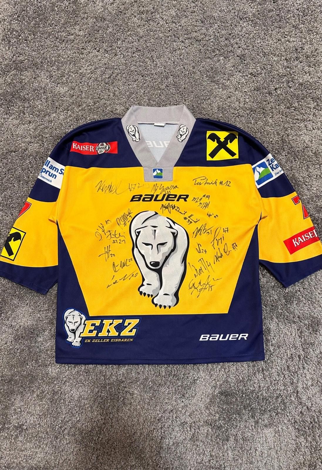 Eddie Bauer EKZ Die Zeller Eisbären Bauer Ice Hockey Jersey #7 CHRISTOPH Size US S / EU 44-46 / 1 - 1 Thumbnail