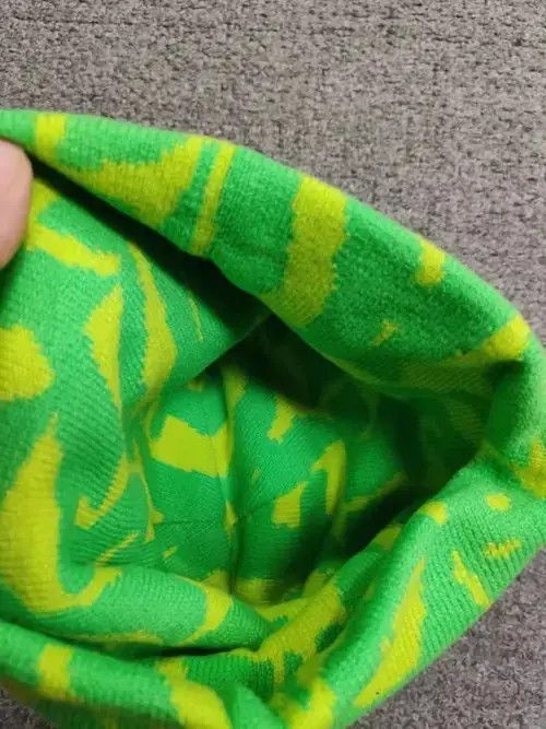 Other Scream Graphic No Cuff Beanie Hat Green Size ONE SIZE - 4 Thumbnail