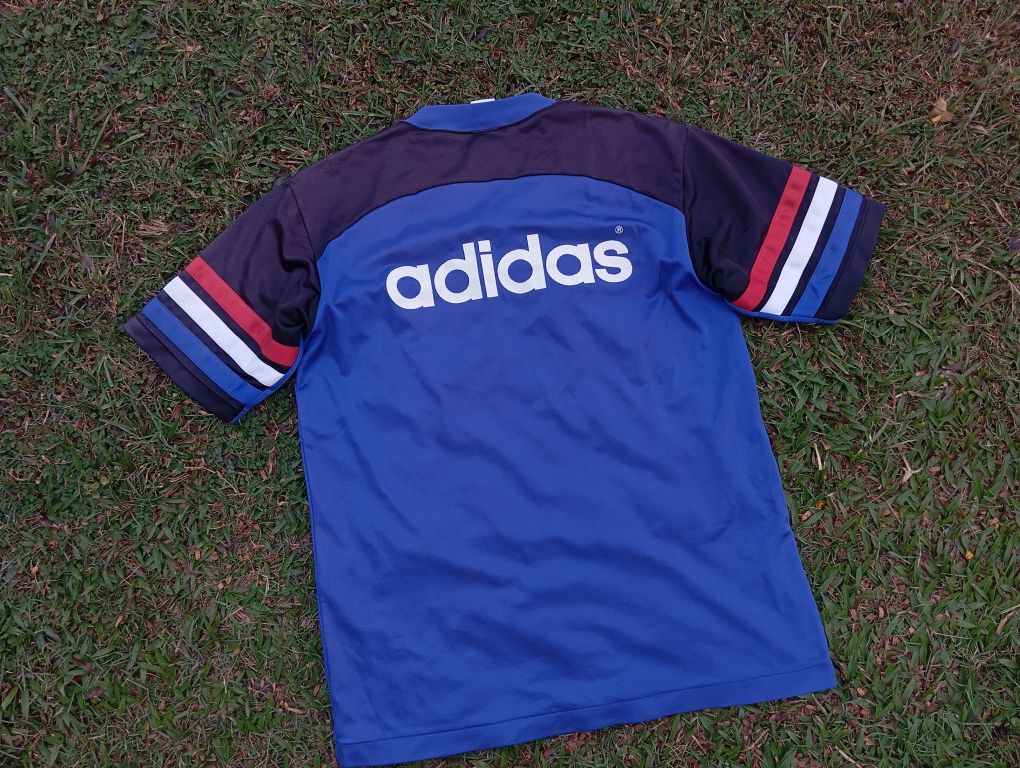 Vintage VTG Adidas Spellout Jersey Vintage 80s 90s Retro ⚽🎌 Size US M / EU 48-50 / 2 - 2 Thumbnail