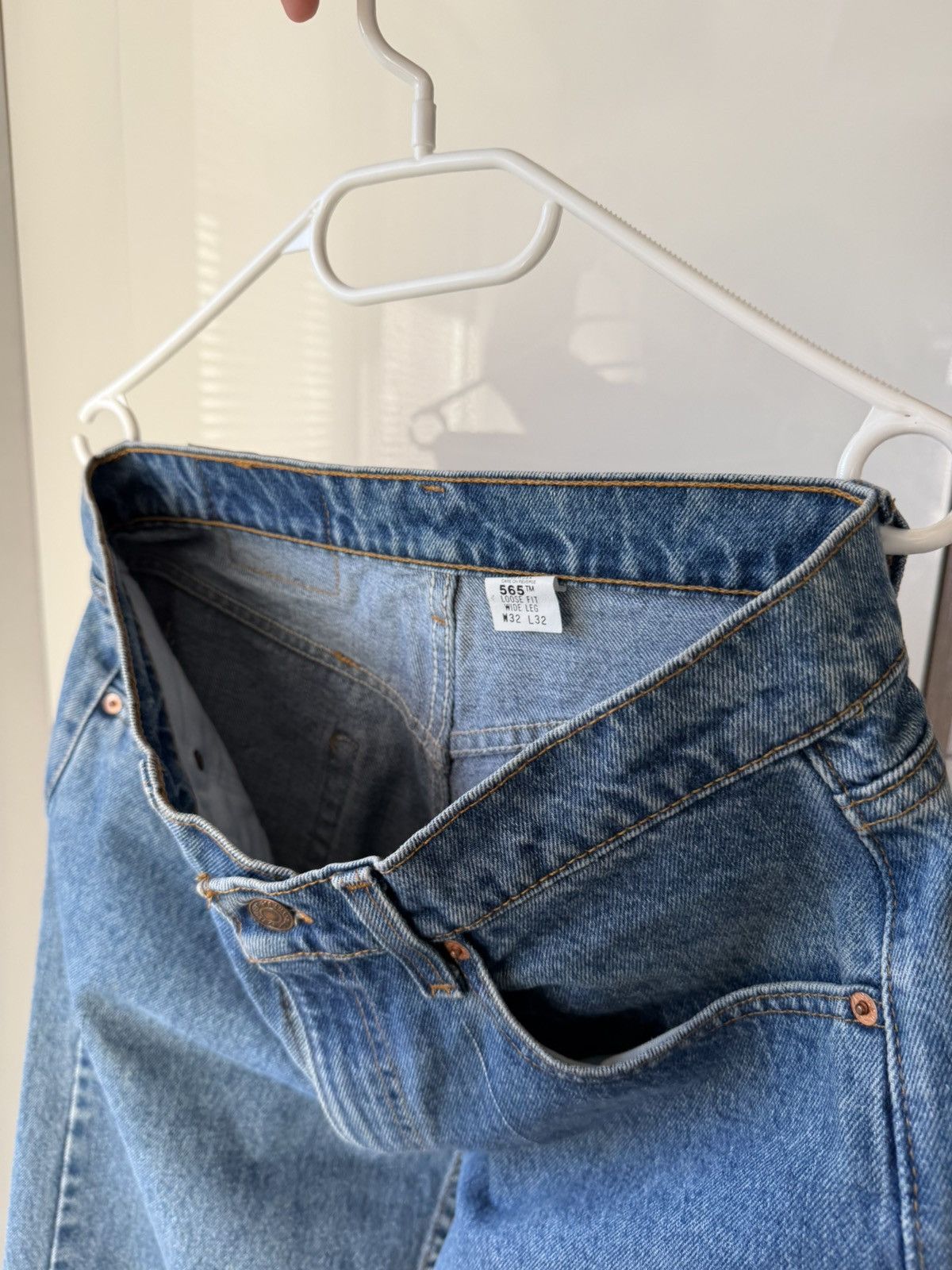 Levi's ‼️Vintage Levi’s Grey 565 Red Tab Denim Made in USA🇺🇸Jeans‼️ Size US 32 / EU 48 - 14 Thumbnail
