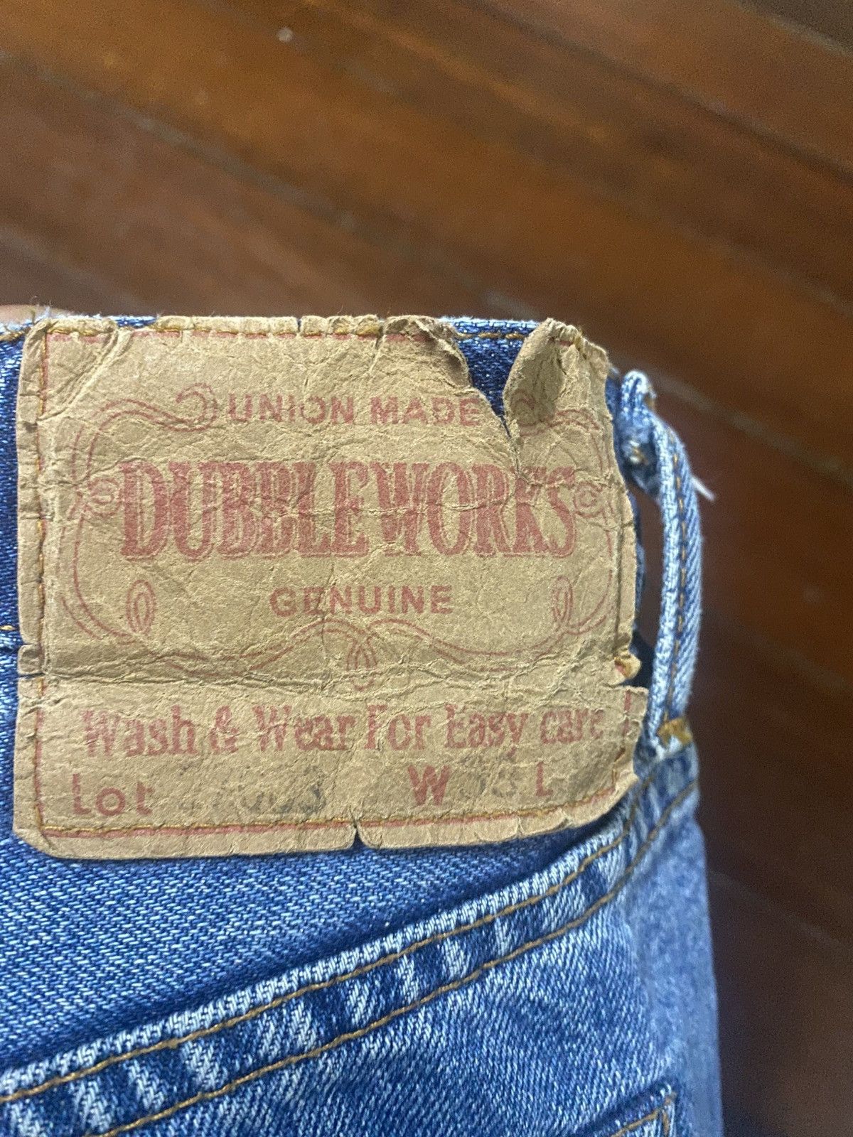 Warehouse Fire 🔥🔥 DOUBLE WORKS WAREHOUSE.CO DENIM JEANS Size US 34 / EU 50 - 15 Thumbnail