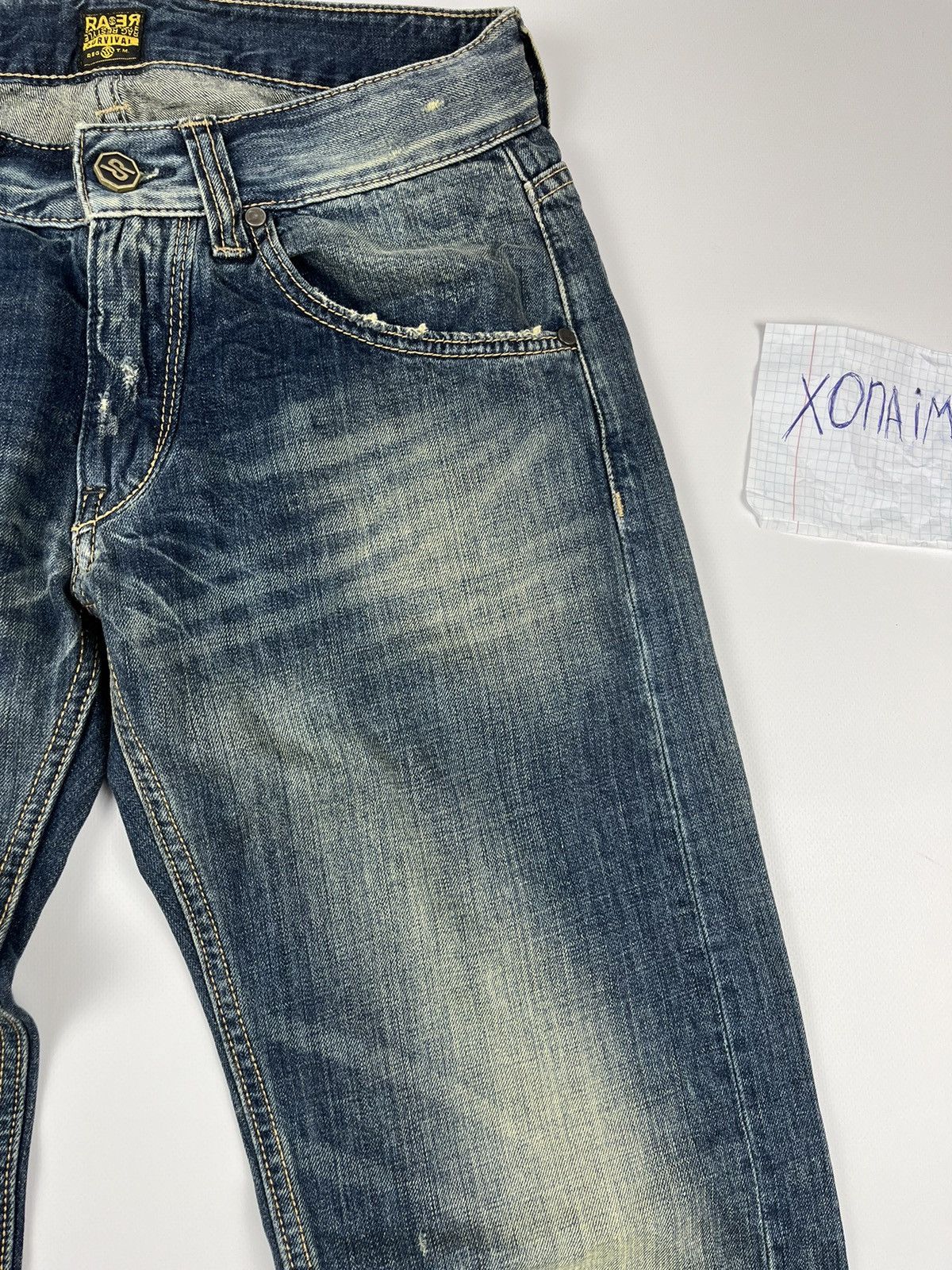 Other Jeans Dirty Pants faded crash denim thrashed y2k distressed Size US 32 / EU 48 - 8 Thumbnail