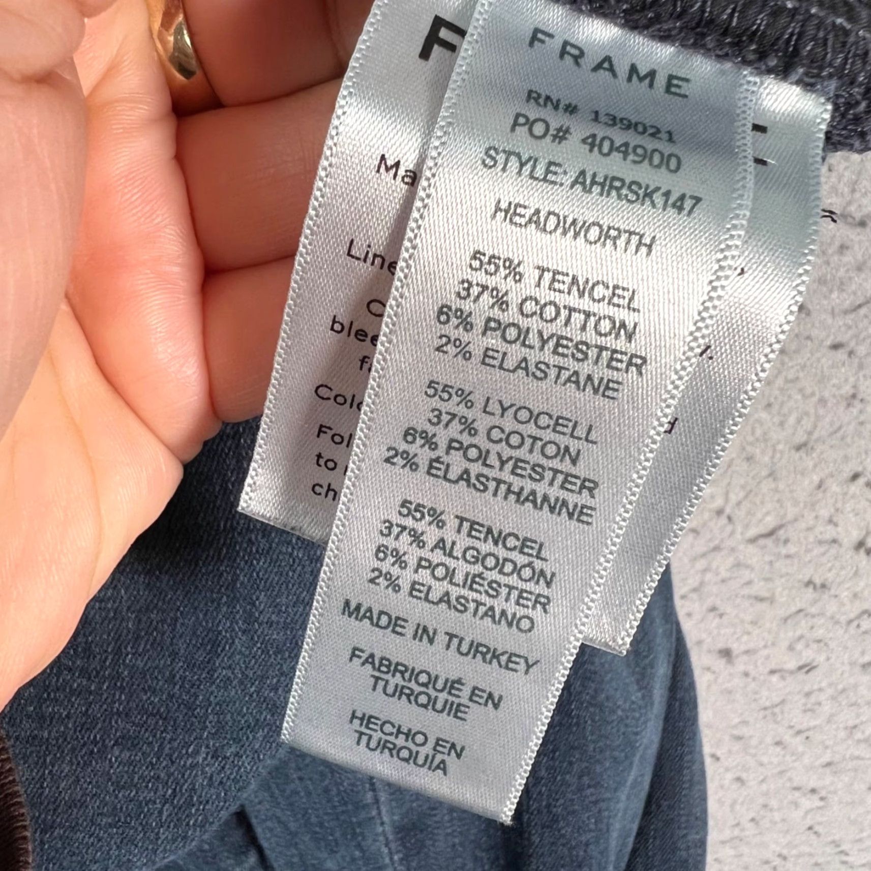 Frame FRAME Jeans Skinny High-Rise Blue Denim Womens Size 26- Waist 25 in 5-Pocket Stretch Size 26" / US 2 / IT 38 - 4 Thumbnail