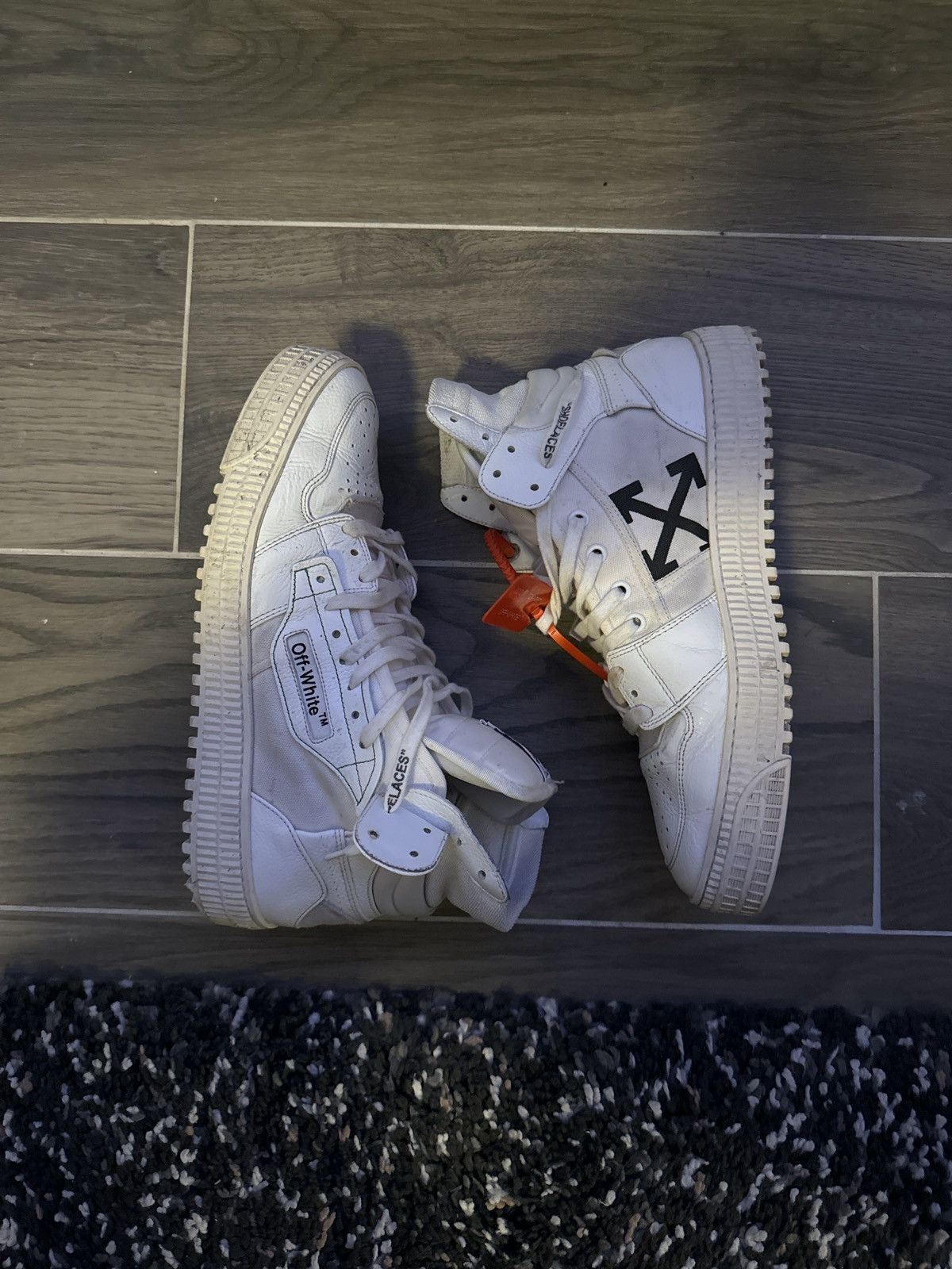 image of Off White Off Court 3.0 High Shoes, Men's (Size 10)