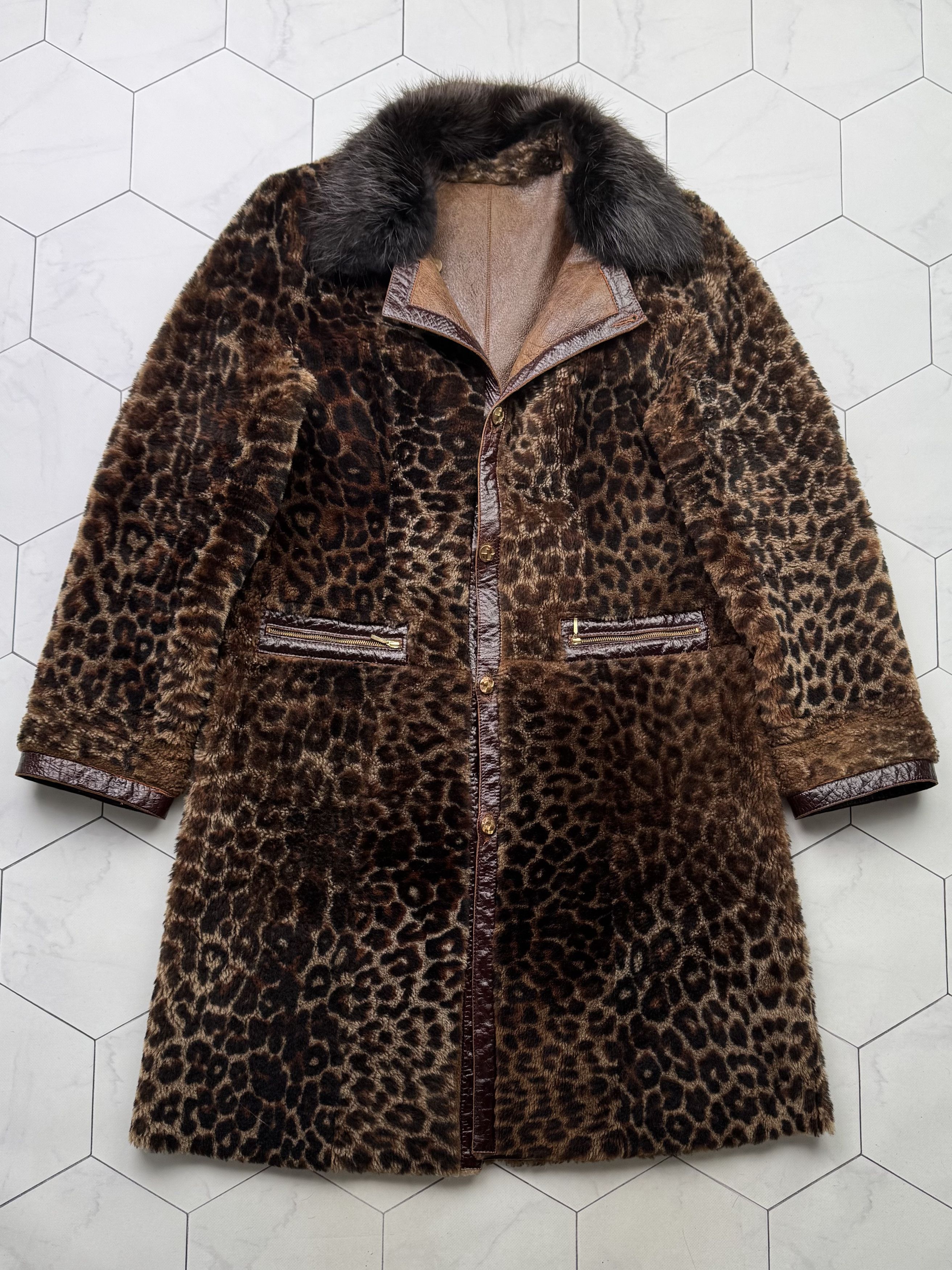 Japanese Brand Vintage Real Sheepskin 2 in 1 Coat (B586)E2 Size L / US 10 / IT 46 - 2 Thumbnail