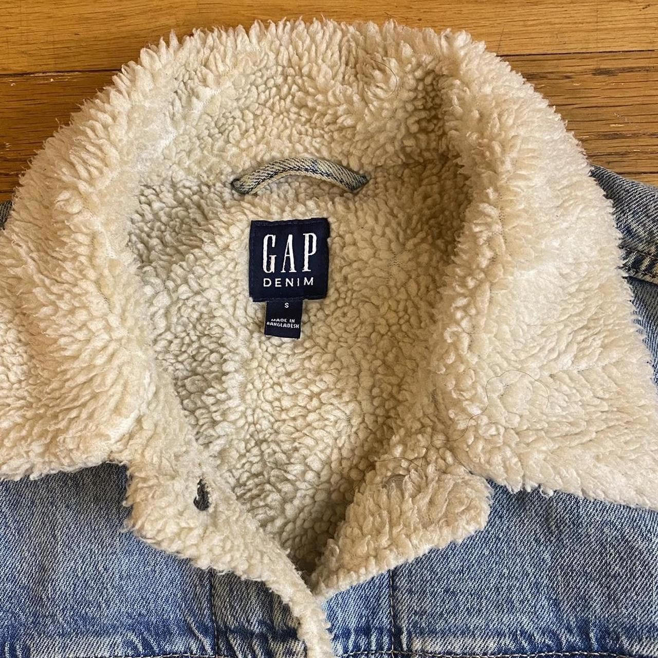 Gap Gap Denim Jacket W Sherpa Size S / US 4 / IT 40 - 2 Thumbnail