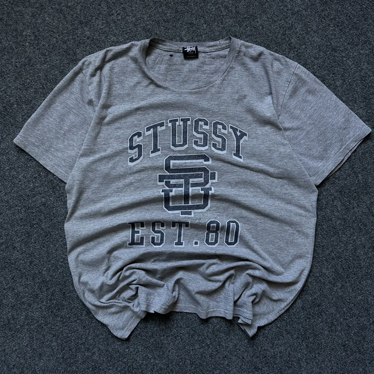 Stussy VTG Japanese Style Stussy Distressed T-shirts Big Logo L Size US L / EU 52-54 / 3 - 4 Thumbnail