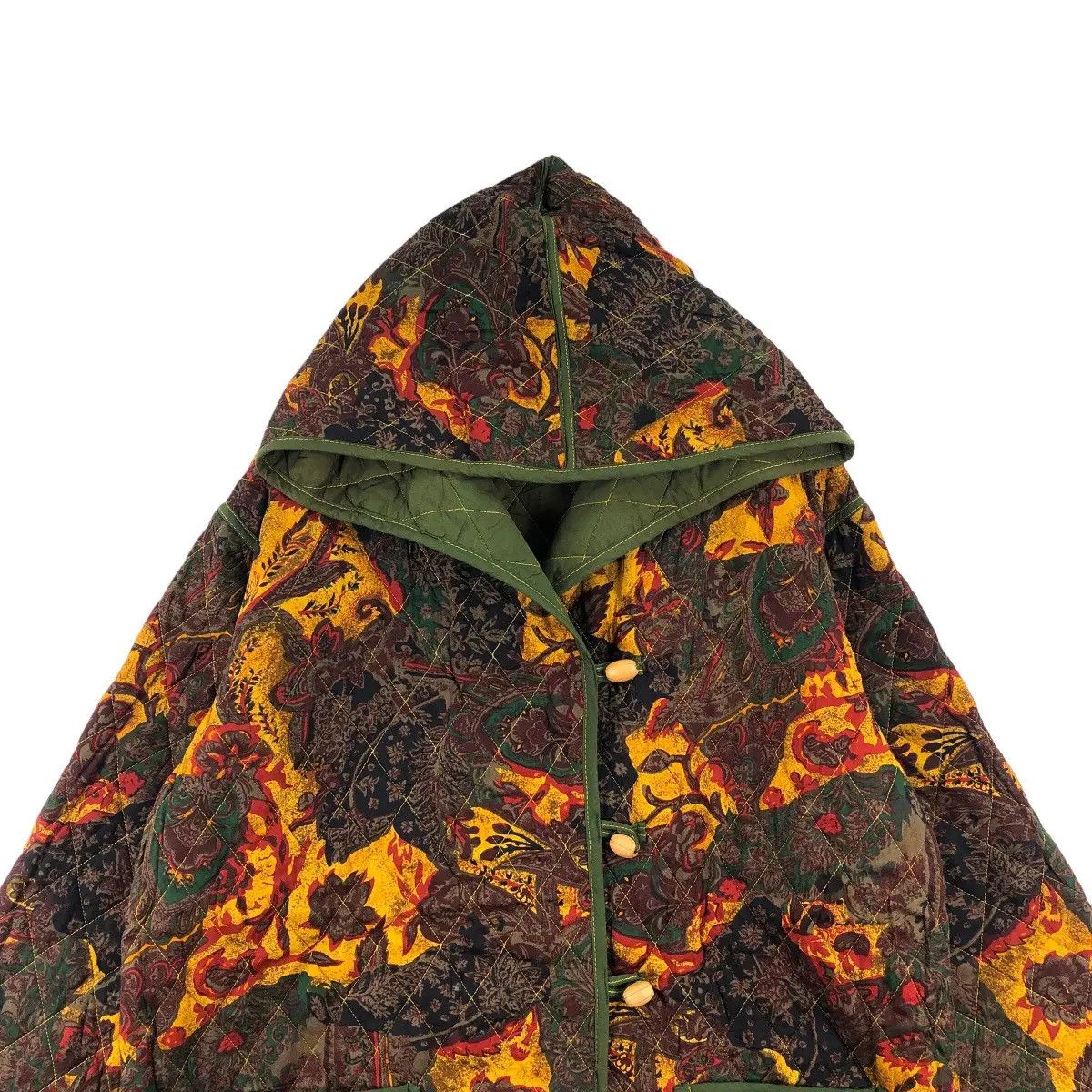 Vintage Vintage OTTO COLLECTION FLORAL Flower Paisley Quilted Jacket Size S / US 4 / IT 40 - 2 Thumbnail