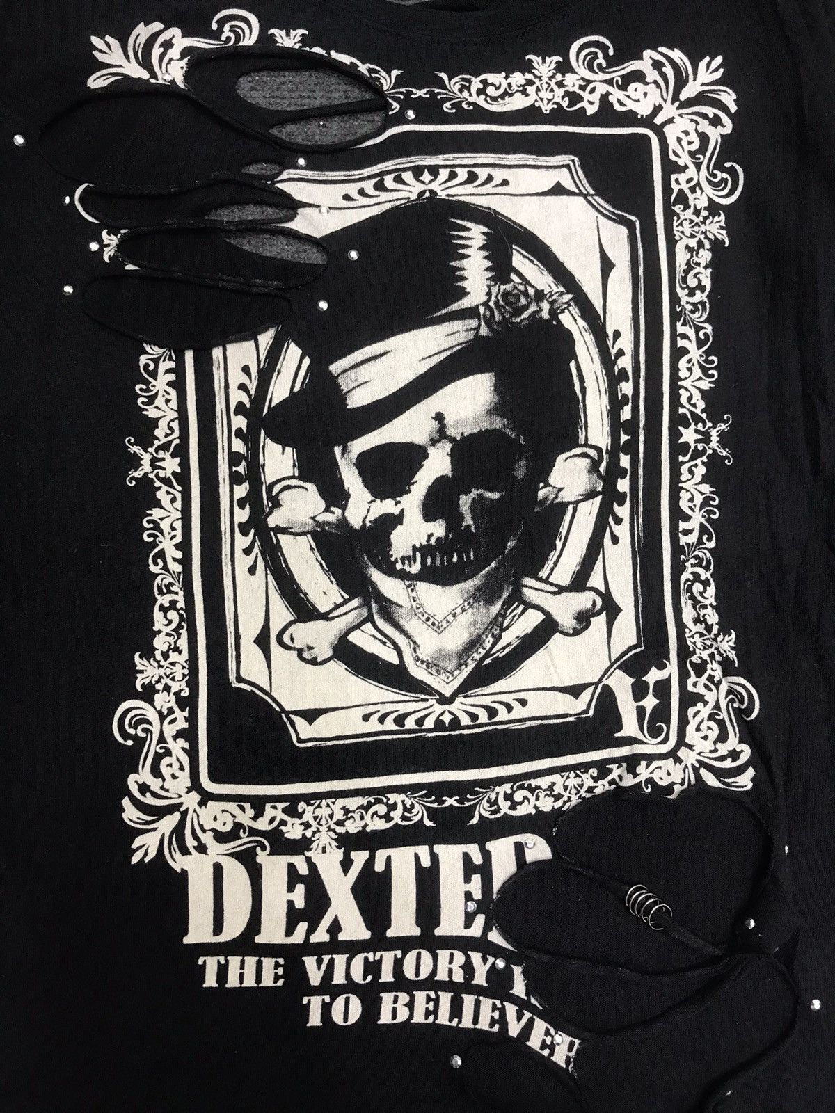 Japanese Brand 💥PUNK💥Dig Deep Distressed Streetwear Shirt Size M / US 6-8 / IT 42-44 - 5 Thumbnail