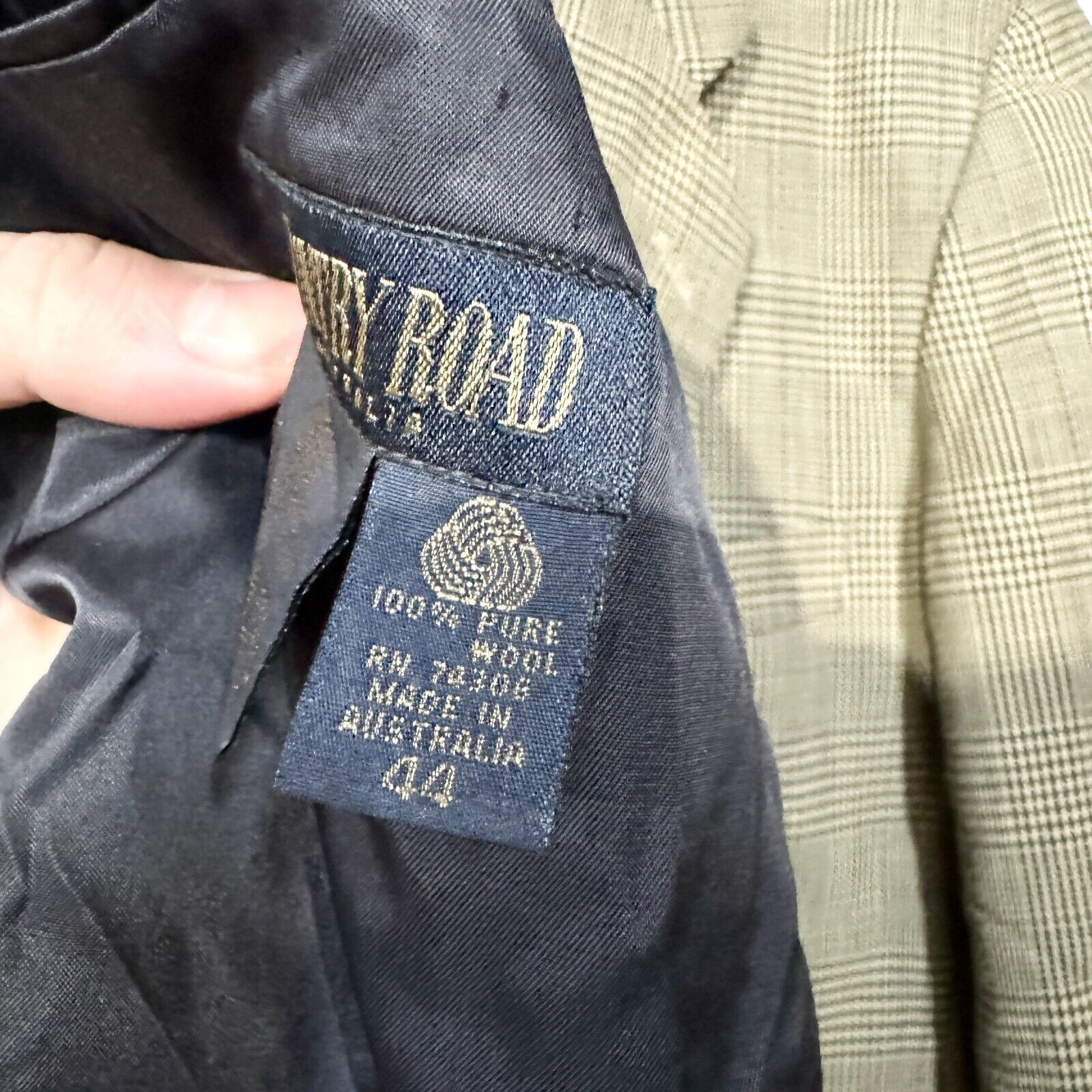 Vintage Vintage Country Road 1980s Suit Jacket Wool Tweed Brown 44 Size 44R - 7 Thumbnail