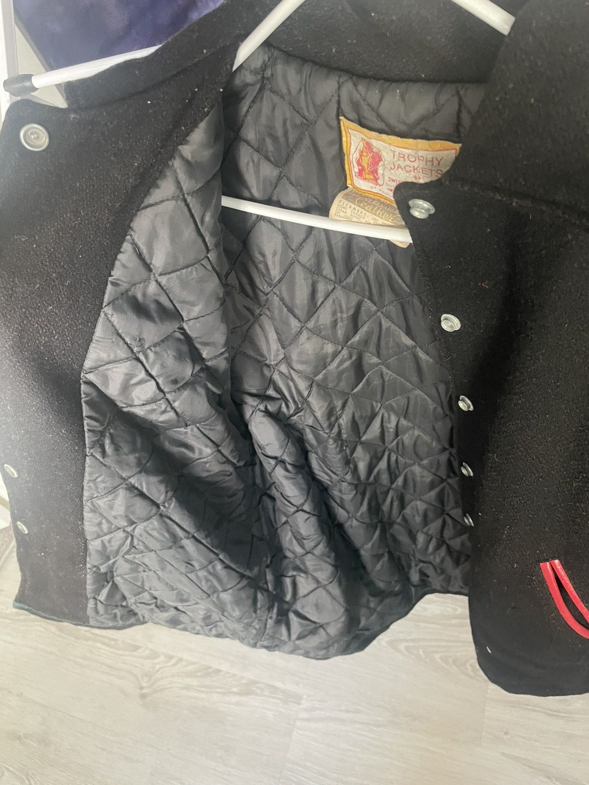 Vintage Vintage Black Varsity Jacket Size US M / EU 48-50 / 2 - 3 Thumbnail
