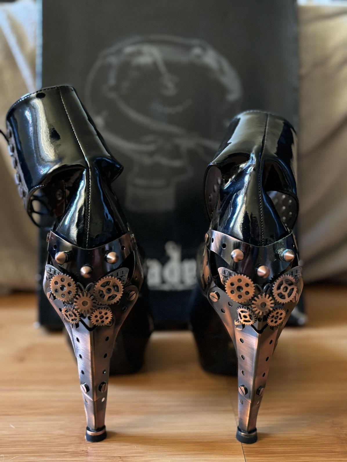 Steampunk high heels deals