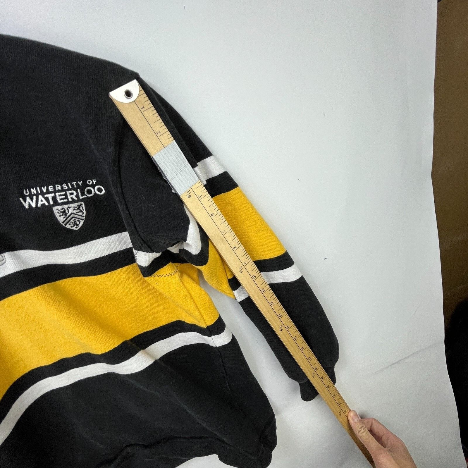 Barbarian × Vintage Vintage 90s Barbarian Rugby University ofWaterloo ExtraSmall Size US XS / EU 42 / 0 - 8 Thumbnail