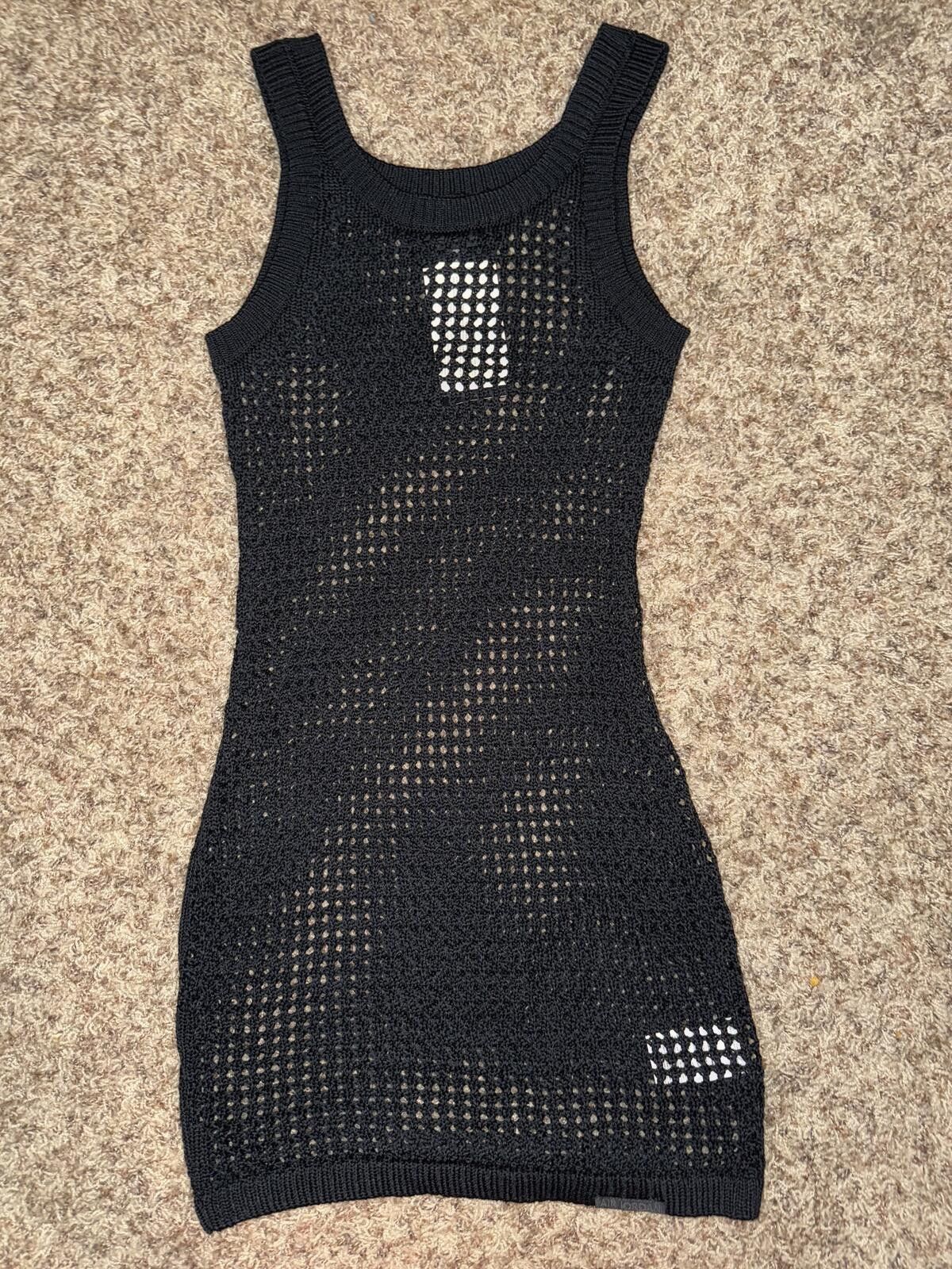 Nike Air Jordan Knit Black Dress Sample Size S / US 4 / IT 40 - 1 Thumbnail