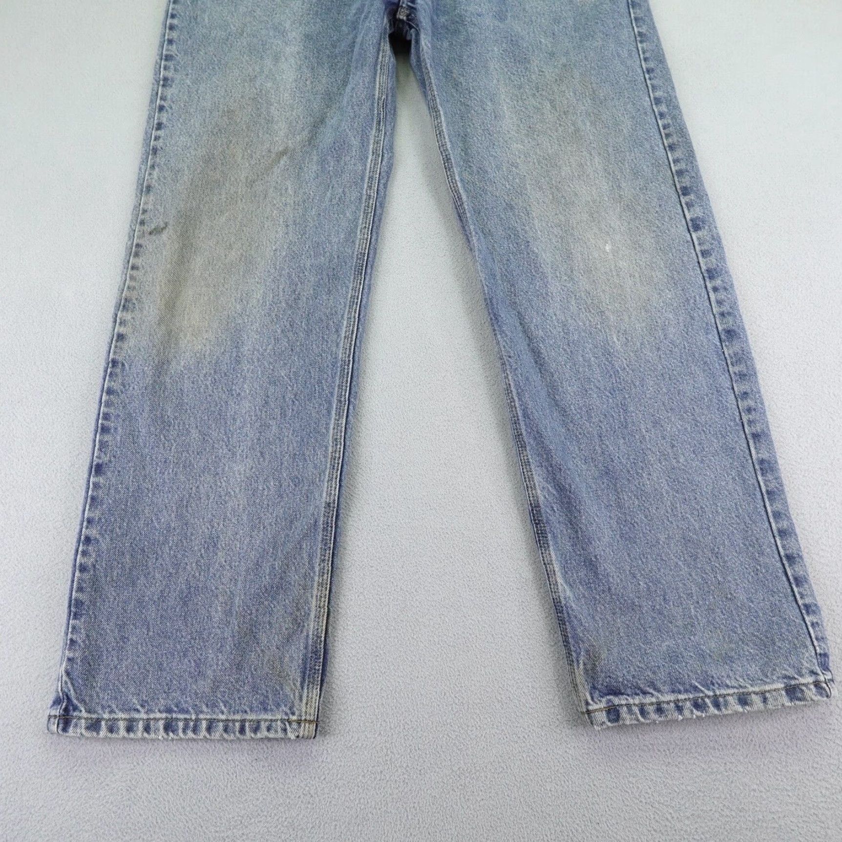 Carhartt VINTAGE Carhartt Jeans Mens 40x32 Blue Denim Relaxed Fit Straight Leg Utility Workwear Size US 38 / EU 54 - 3 Thumbnail
