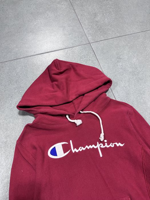 Vintage Vintage Champion Reverse Wave 90s Hoodie | Grailed