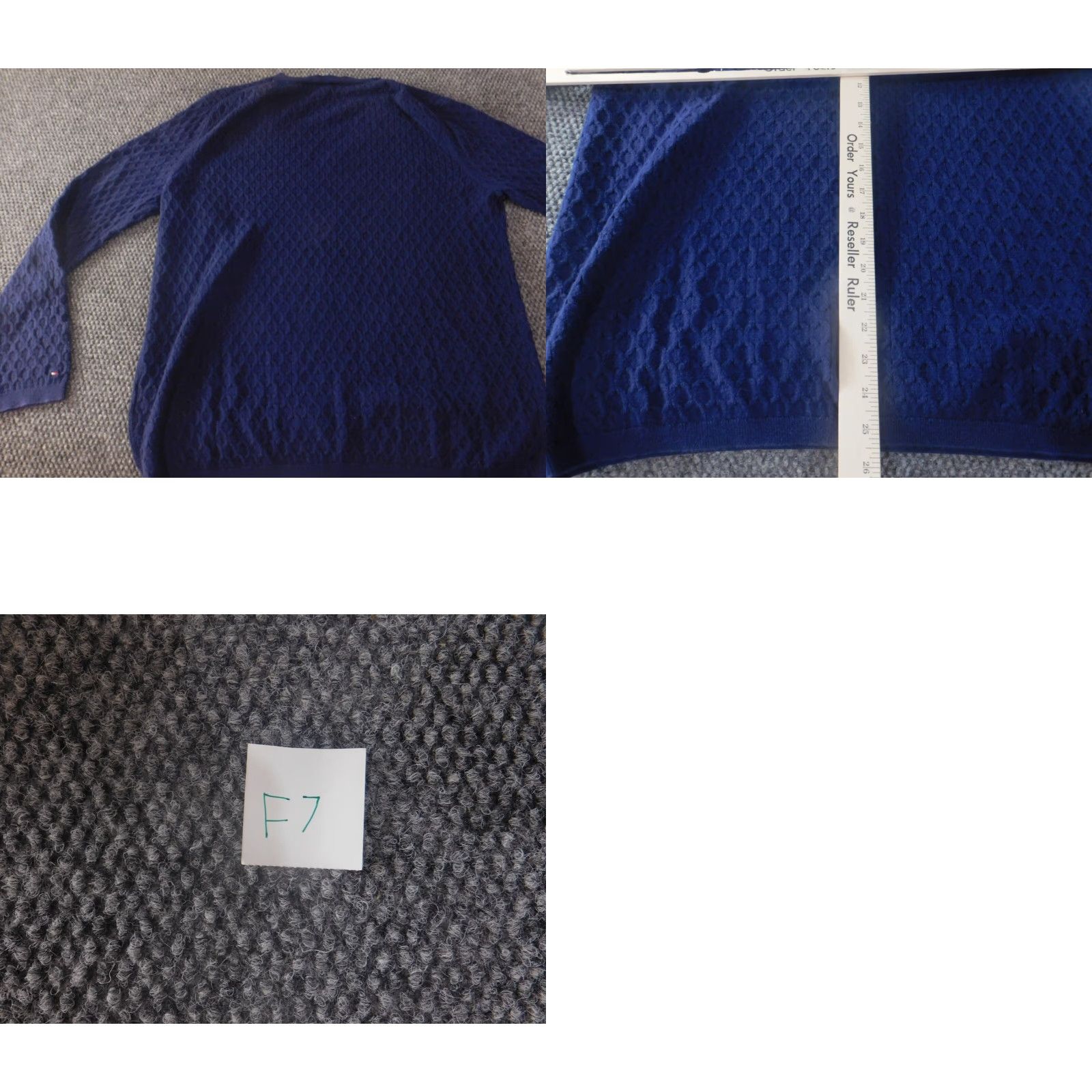 Tommy Hilfiger Tommy Hilfiger Womens Sweater 2XL XXL Blue pullover v-neck Classic casual Size M / US 6-8 / IT 42-44 - 9 Thumbnail