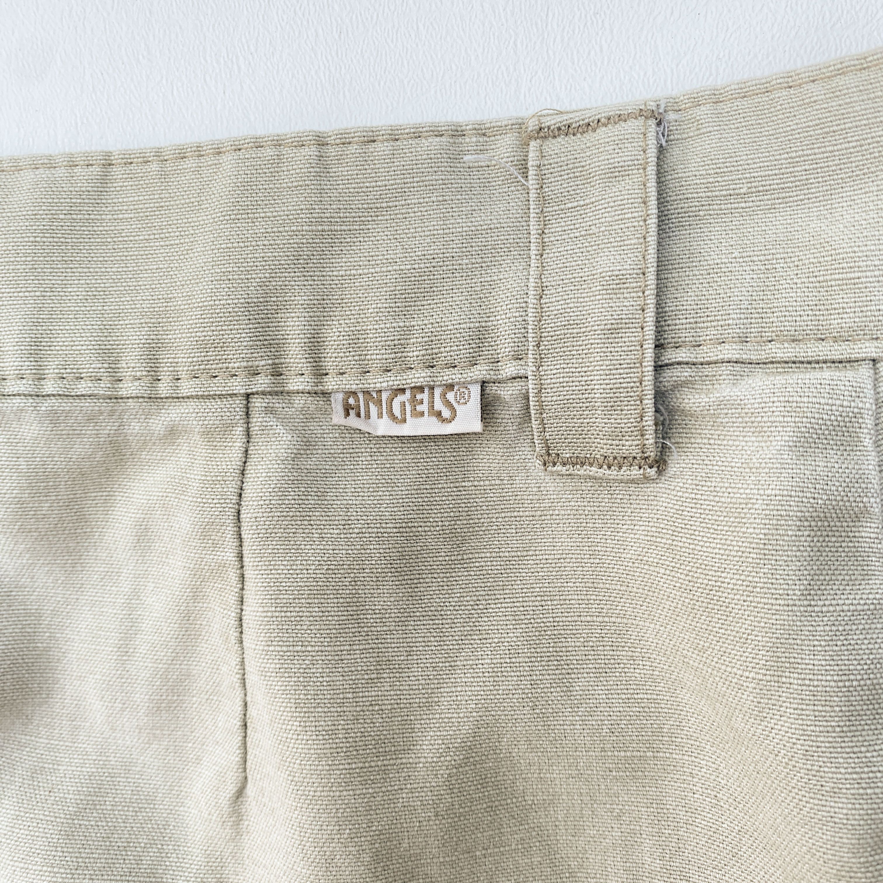 Vintage Khaki Green Utility Skirt - ANGELS Size 28" / US 6 / IT 42 - 8 Thumbnail
