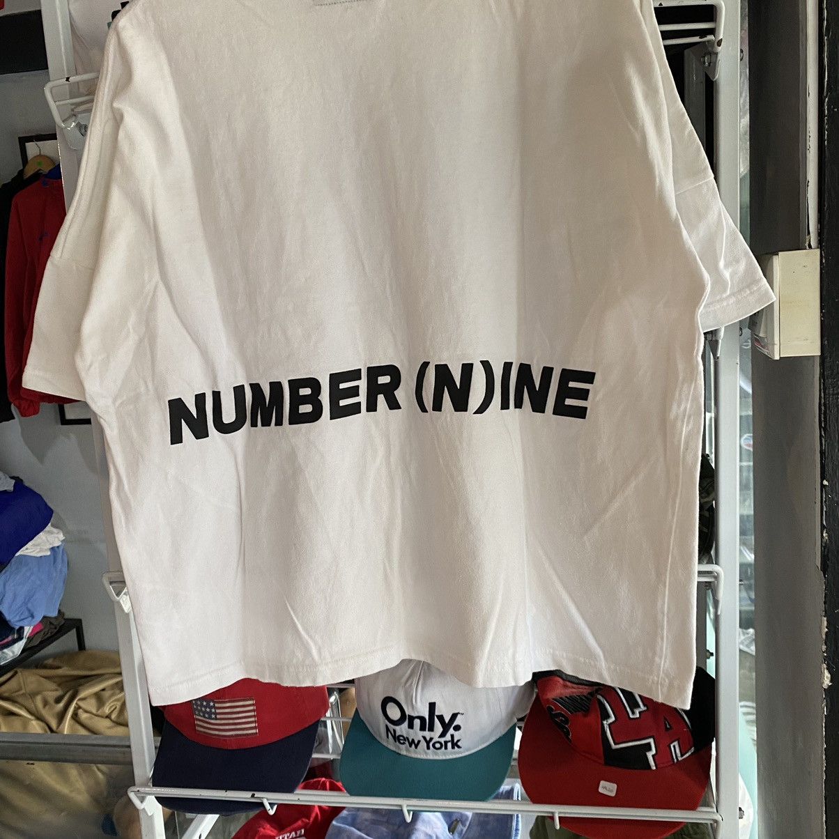 Number (N)ine Rare NUMBER (N)INE Big Spellout Pocket Tee Tshirt Size US S / EU 44-46 / 1 - 4 Thumbnail