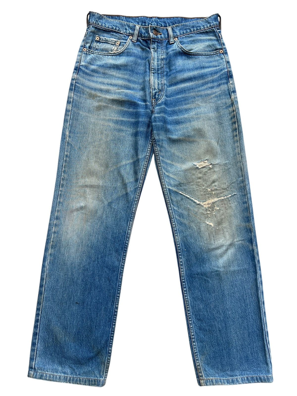 Levi's Vintage 90s Levi’s 515 Distressed Denim Jeans Size US 34 / EU 50 - 2 Thumbnail