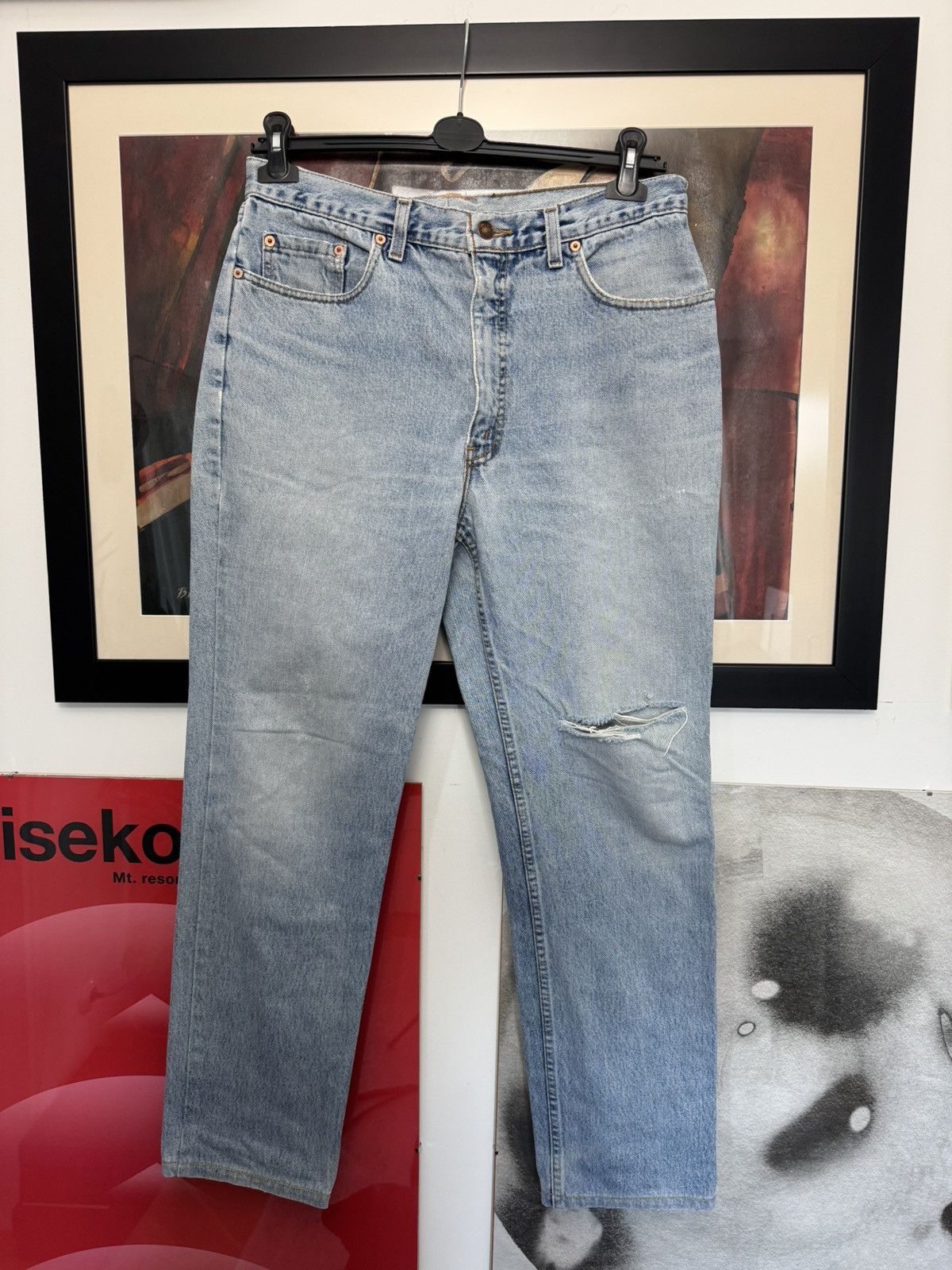 Levi's 1993 Vintage 90s Levis Orange Tab 630 Denim Blue Casual Rare Size US 36 / EU 52 - 1 Thumbnail