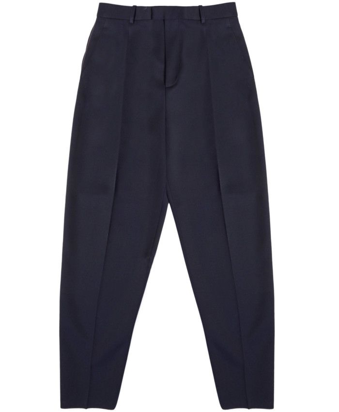 Bottega Veneta o1y0725 Casual Pant in Midnight Blue Size 26" / US 2 / IT 38 - 1 Thumbnail