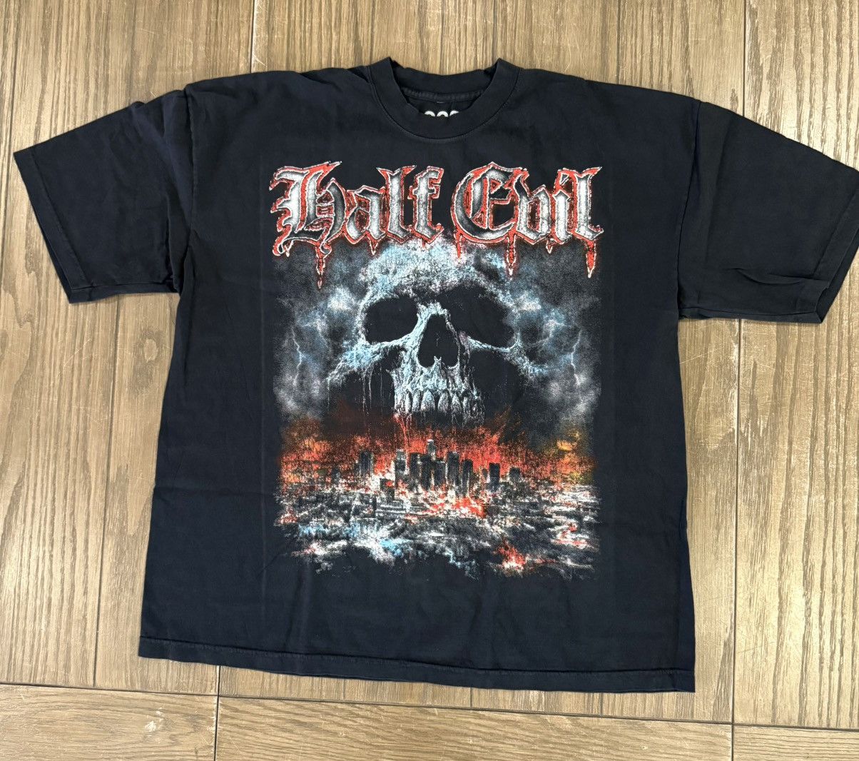 Half Evil ⚡️ Half Evil 333 Takeover Tee Shirt Size 2XL XXL ⚡️ Size US XXL / EU 58 / 5 - 4 Thumbnail