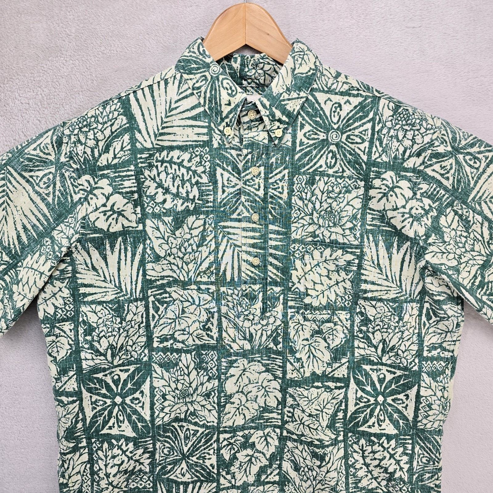 Reyn Spooner Vintage Reyn Spooner Hawaiian Button Down Polo Shirt Large Size US L / EU 52-54 / 3 - 2 Thumbnail