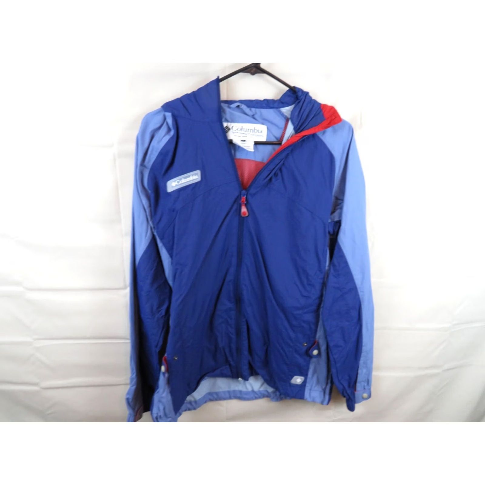 Vintage VINTAGE Columbia Women's Jacket Hooded Zip up Size L Blue 90s Size L / US 10 / IT 46 - 2 Thumbnail