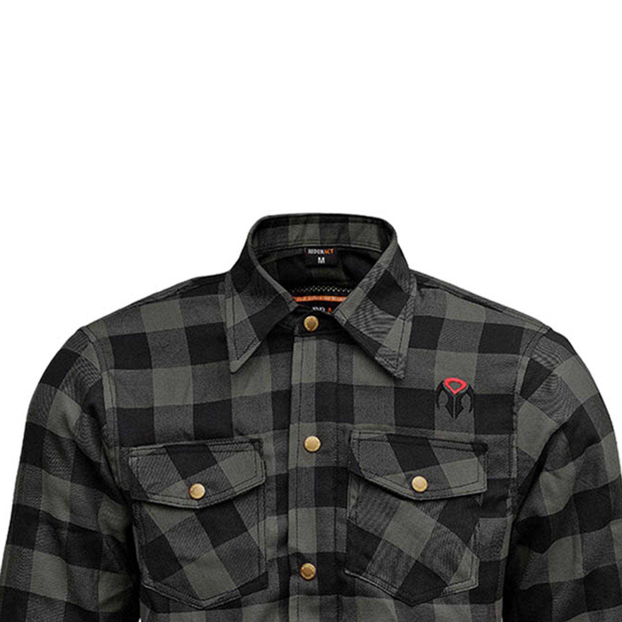 Dixxon × Flannel × Other RIDERACT® Men's Reinforced Flannel MotorcycleSeries Red Size US M / EU 48-50 / 2 - 4 Thumbnail