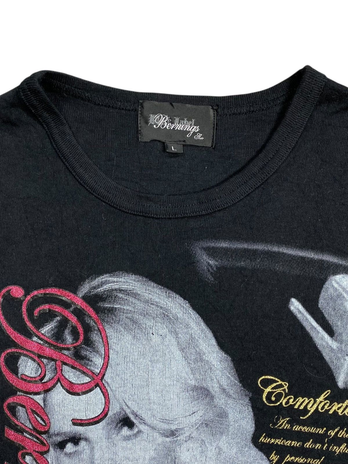 Hysteric Glamour 2000s Berningsho - Printed Face T-Shirt Size US M / EU 48-50 / 2 - 3 Thumbnail