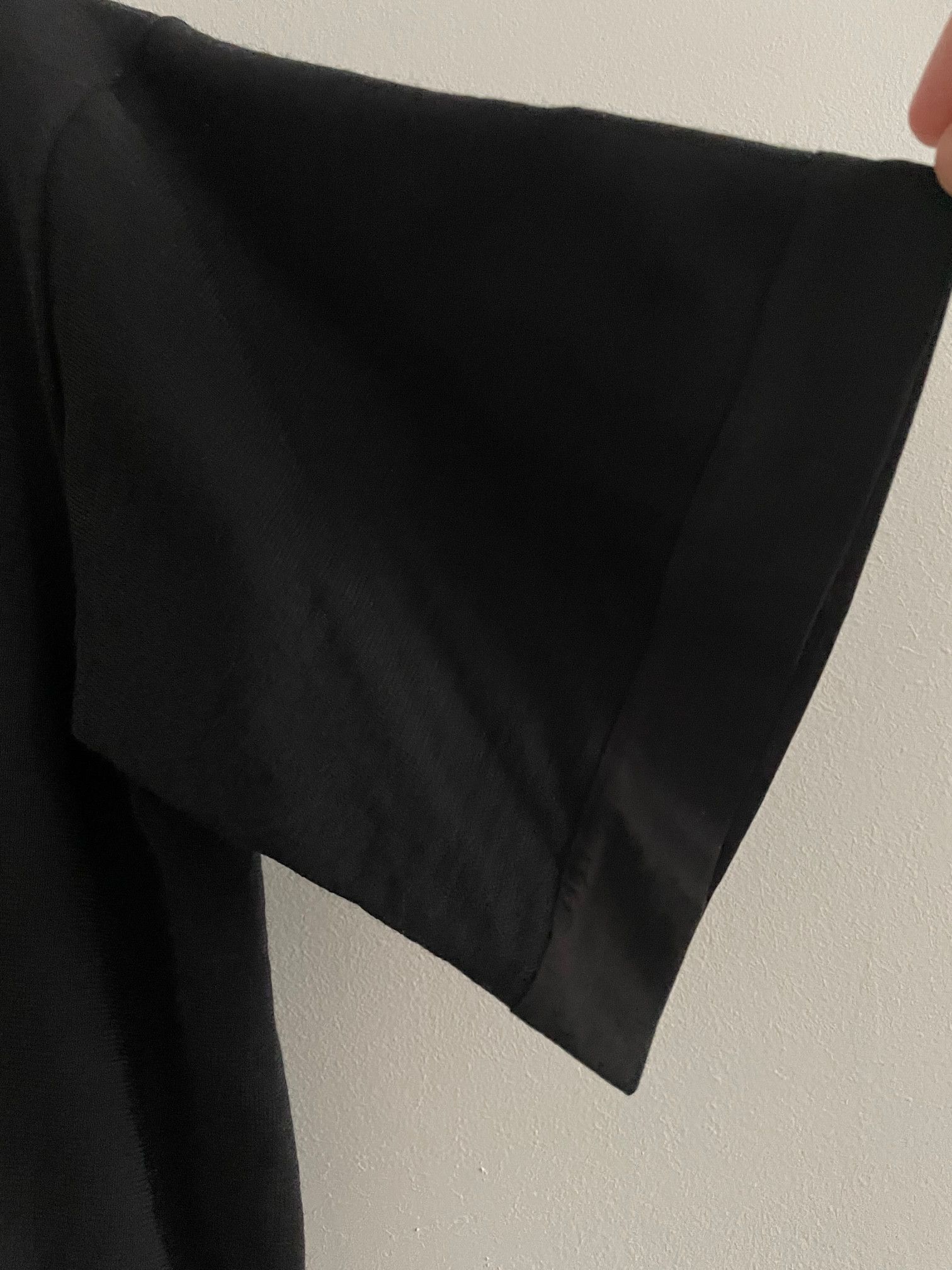 Jil Sander Jil Sander Black wool and cotton boxy t-shirt size 46 S Size US S / EU 44-46 / 1 - 2 Thumbnail