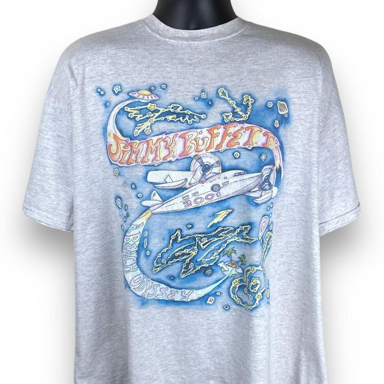Band Tees × Vintage Vintage Y2K Tultex Jimmy Buffett Band Music Concert Tshirt Size US XL / EU 56 / 4 - 1 Thumbnail