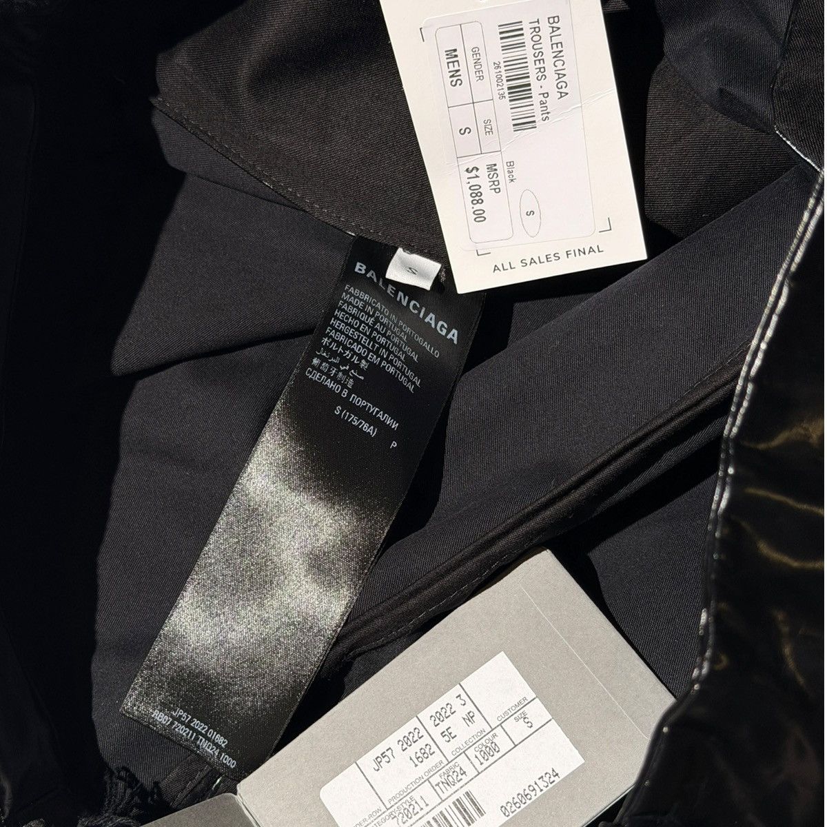 Balenciaga Coated glossy pant Size US 32 / EU 48 - 3 Thumbnail