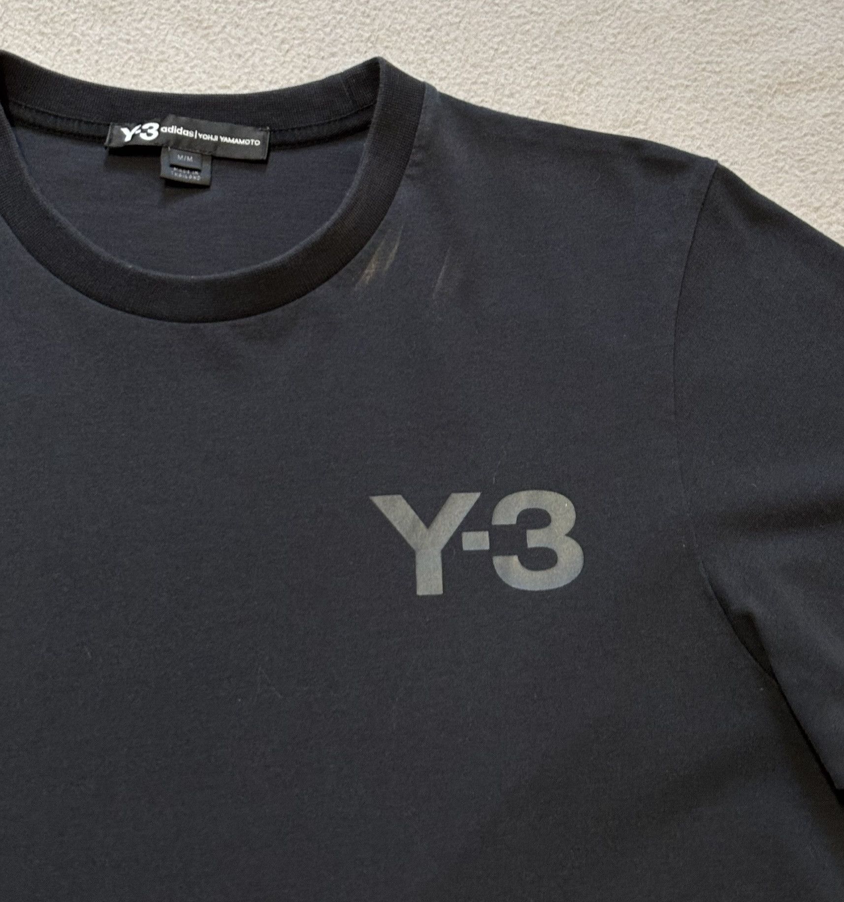 Y-3 Y-3 Classic Adidas Black T-Shirt Medium Size US M / EU 48-50 / 2 - 7 Thumbnail